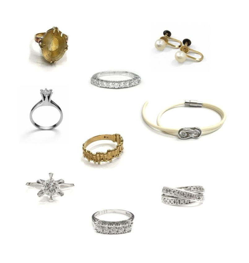 リフォーム前のデザインが古くて使わなくなったジュエリー